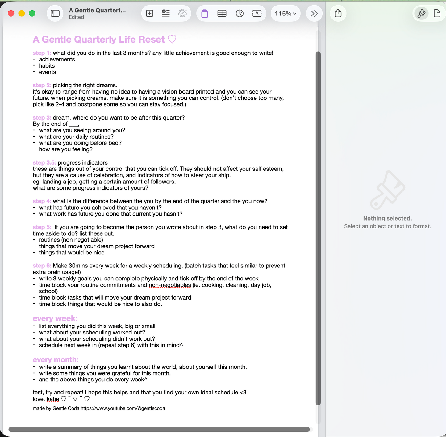 quarterly reset PDF °˖✧◝(⁰▿⁰)◜✧˖°