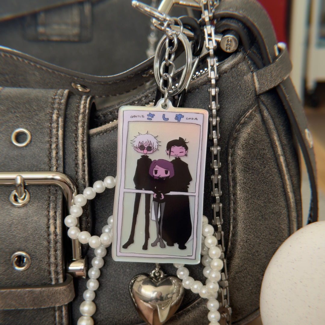 [JJK] Gojo, Geto, Shoko charm (sashisu)