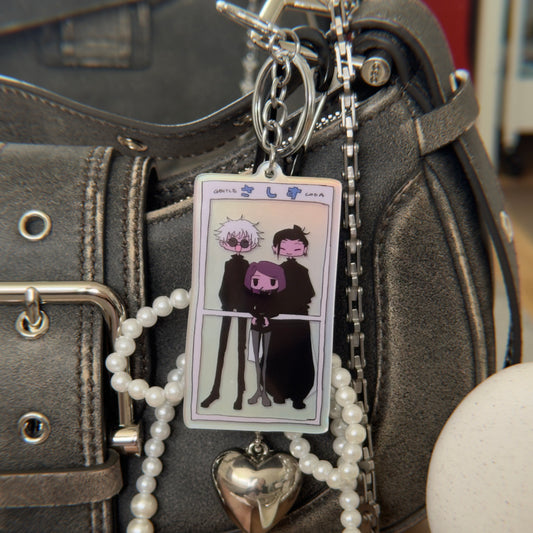 [JJK] Gojo, Geto, Shoko charm (sashisu)